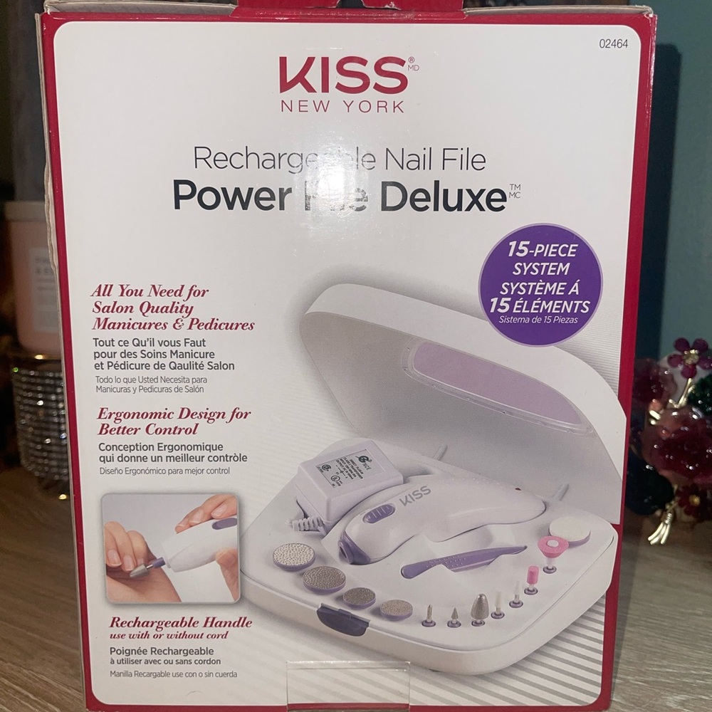 KISS Rechargeable Nail File Power File Deluxe